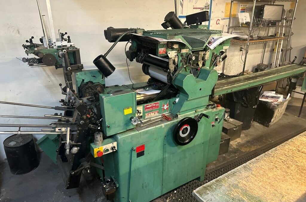 Halm Super Jet 2 color perfector model JP-TWOD-6D sn SJ5250 serviced machine Available May 2025
