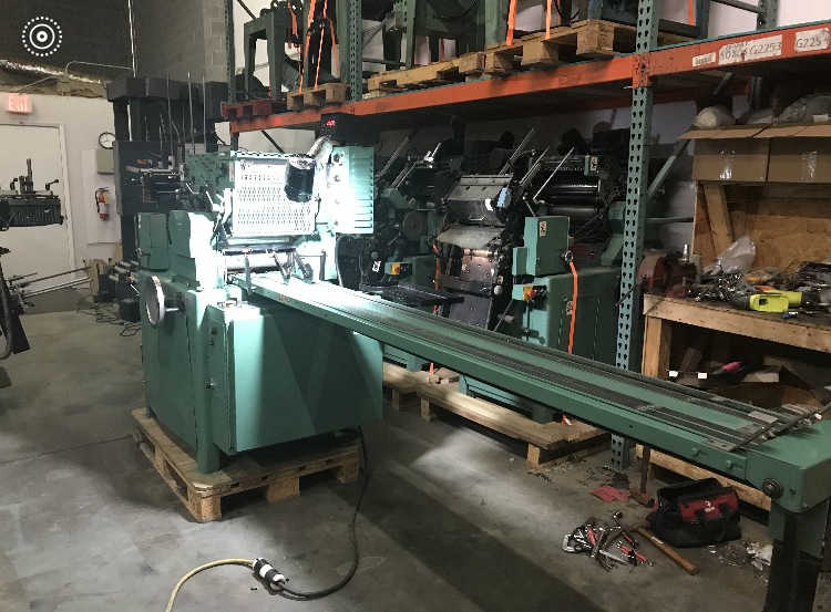 1995 Halm jet press 3 inch 2 color perfector machine with top & bottom feeders model JP-TWOD-EX sn 2464